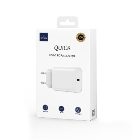 WiWU Quick PD Fast Charger U001 20W